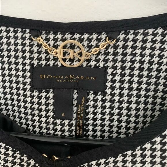 Donna Karan Newyork Jacquard Topper Jacket size S $149 - Picture 5 of 5